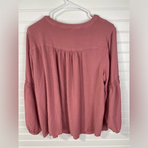 Torrid Pink Long Sleeve Top Womens Size 2 - Picture 2 of 6